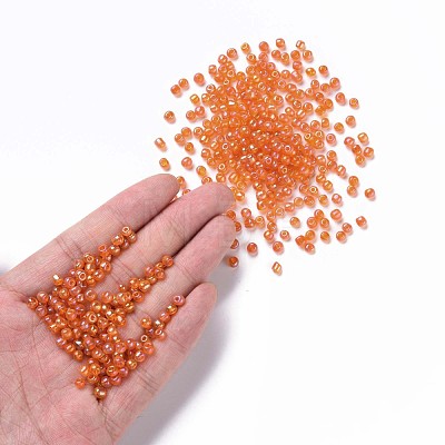 Round Glass Seed Beads SEED-A007-4mm-169B-1