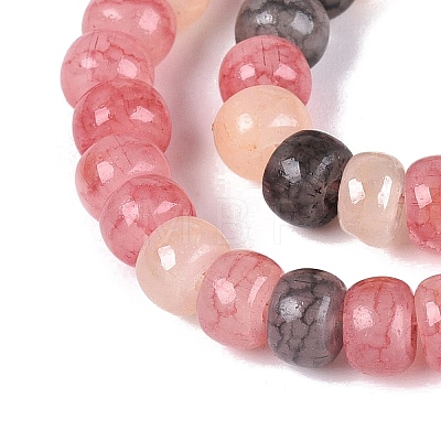 Ombre Effect Dyed Glass Beads Strands GLAA-Q106-05A-A10-1
