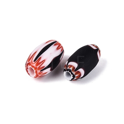 Handmade Millefiori Glass Barrel Beads LS-LA-N002-09A-1