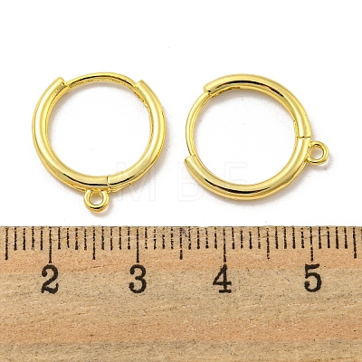 Brass Hoop Earrings EJEW-L211-012D-G-1