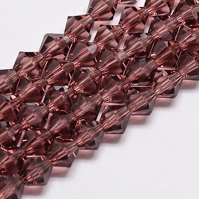 Imitate Austrian Crystal Bicone Glass Beads Strands LS-GLAA-F029-3x3mm-05-1