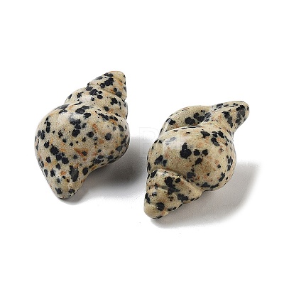 Natural Dalmatian Jasper Carved Figurines DJEW-L023-H13-1