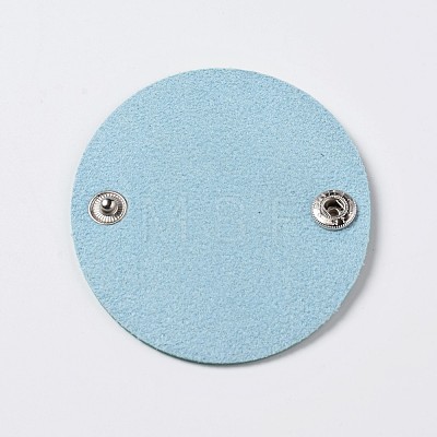 Earphone Leather Cable Winder X-AJEW-WH0079-E07-1