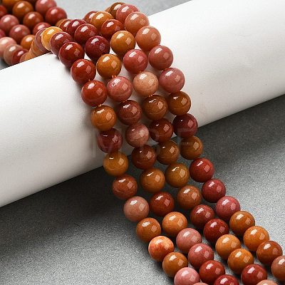 Dyed Natural Malaysia Jade Beads Strands G-G021-02A-19-1