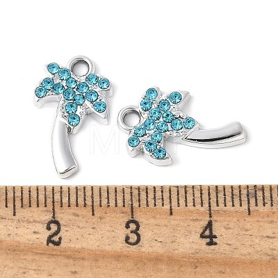 Alloy Rhinestone Pendants PALLOY-E775-19P-1