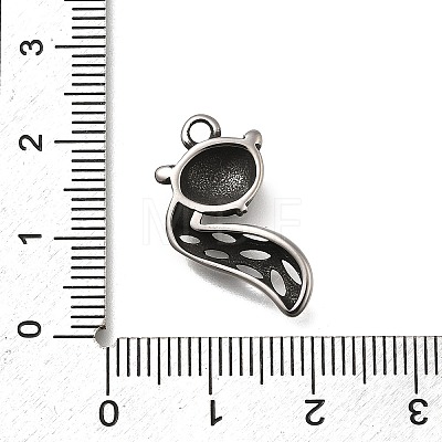 Retro 304 Stainless Steel Pendants STAS-L284-16AS-02-1