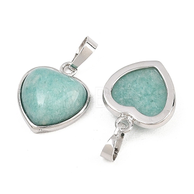 Natural Amazonite Pendants G-A315-04B-P-1