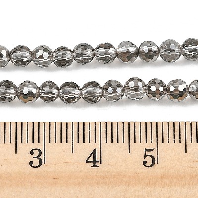 Electroplate Transparent Glass Beads EGLA-B013-02A-PL16-1