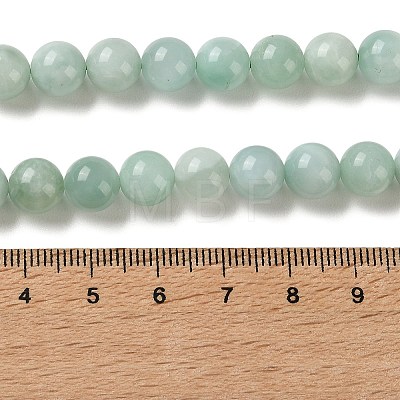 Natural Glass Beads Strands G-A313-A01-8mm-1
