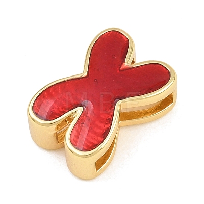 Brass Enamel Beads KK-CBA3FD6-08X-G-1