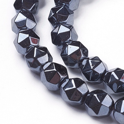 Non-magnetic Synthetic Hematite Beads Strands G-F613-01-B-1