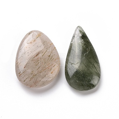 Natural Quartz Pendants G-G694-M-03-1