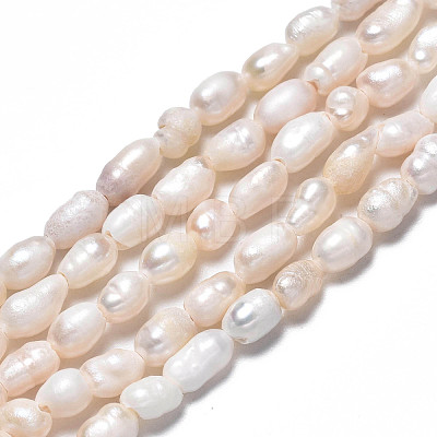 Natural Cultured Freshwater Pearl Beads Strands PEAR-N012-03C-1
