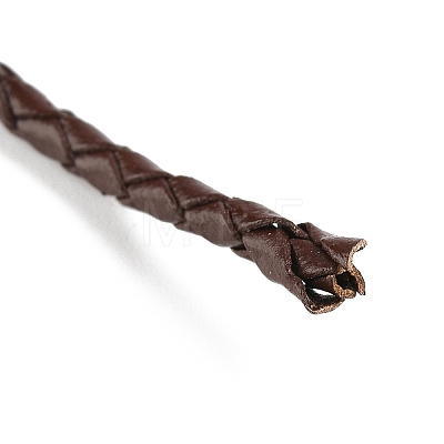 Round Braided Cowhide Cords WL-L009-01B-1