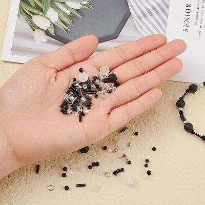 DIY Glass Seed Beads Jewelry Set Making Kit DIY-YW0004-23-1
