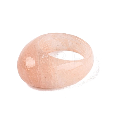 Natural Pink Aventurine Finger Rings for Unisex G-Q601-19G-1