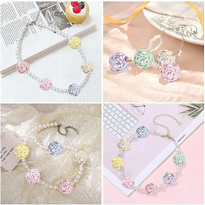 100Pcs Imitation Pearl Acrylic Beads OACR-YW0003-16-1