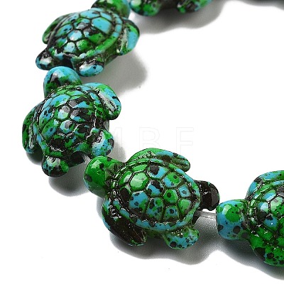 Synthetic Turquoise Dyed Beads Strands G-P507-05K-1