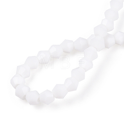 Opaque Solid Color Imitation Jade Glass Beads Strands EGLA-A039-P2mm-D15-1