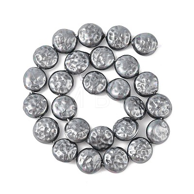 Electroplated Shell Pearl Beads Strands BSHE-Z007-02A-1