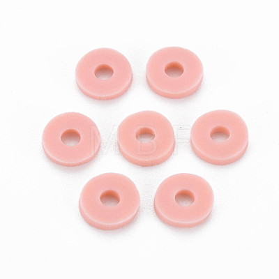 Eco-Friendly Handmade Polymer Clay Beads CLAY-R067-6.0mm-B18-1