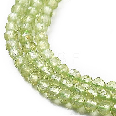 Natural Peridot Beads Strands X-G-B107-A06-01A-1