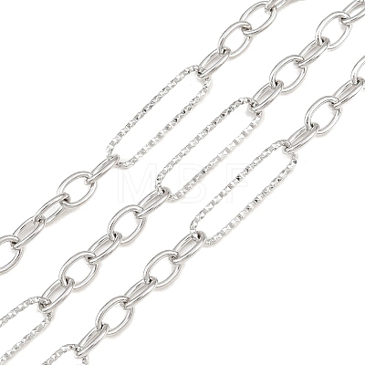 304 Stainless Steel Figaro Chains CHS-L034-05P-1