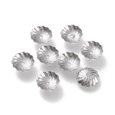 Non-Tarnish 304 Stainless Steel Bead Caps STAS-K194-07P-02-1