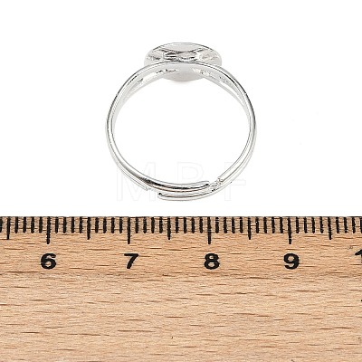 Brass Ring Components KK-C3044-10mm-S-1