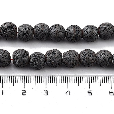Natural Lava Rock Beads Strands G-H303-C20-1