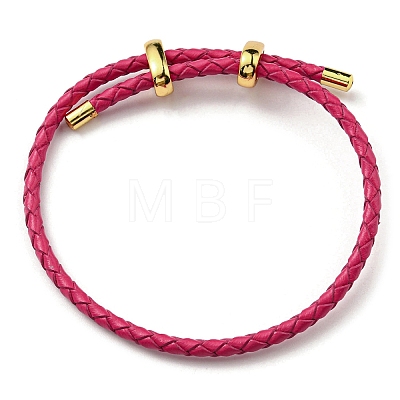 Leather Braided Cord Bracelets BJEW-G675-06G-1