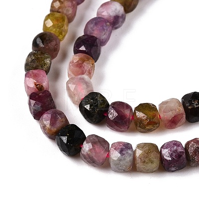 Natural Colorful Tourmaline Beads Strands G-N342-109B-1