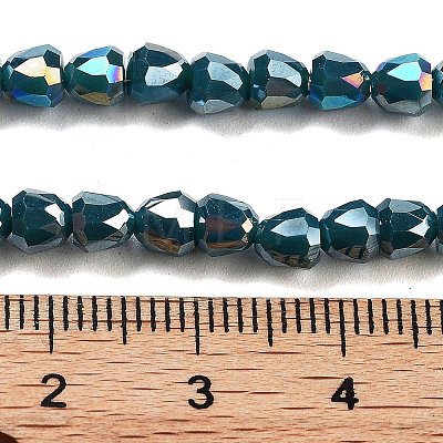 Electroplate Glass Beads Strands EGLA-D030-P4mm-B04-1