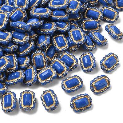 Plating Opaque Acrylic Beads AC-CBA6852-03-1