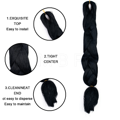 Synthetic Jumbo Ombre Braids Hair Extensions OHAR-G005-01C-1