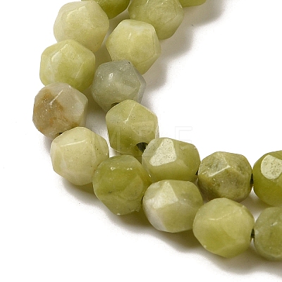 Natural Chinese Jade Beads Strands G-K382-A03-01-1