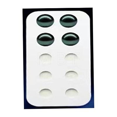 10-Hole Acrylic Pearl Display Board Loose Beads Paste Board ODIS-M006-01D-1