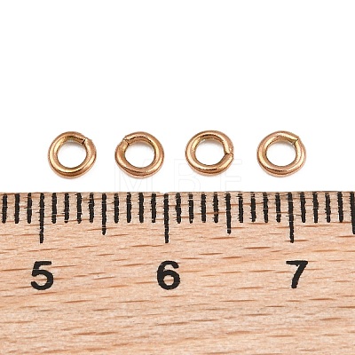 304 Stainless Steel Open Jump Rings SA-CBAF81C-01G-RG-1