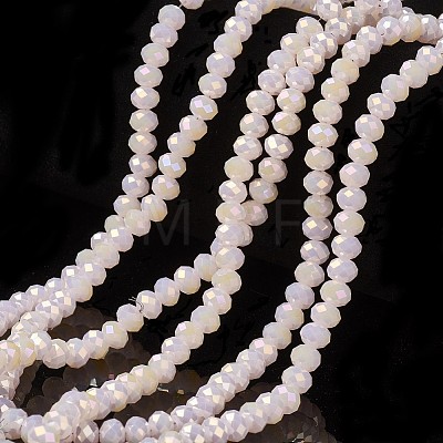 Electroplate Glass Beads Strands EGLA-A034-J6mm-T06-1