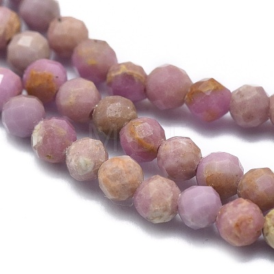 Natural Purple Mica Beads Strands G-G792-39-1