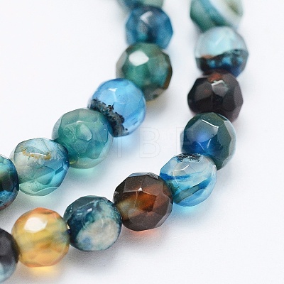 Natural Agate Beads Strands X-G-E469-12D-1