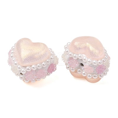 Rwsin & ABS Imitation Pearl & Polymer Clay Beads RE-CBA1913-01B-1