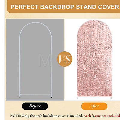 Fiber Wedding Arch Cover AJEW-WH20096-70C-1