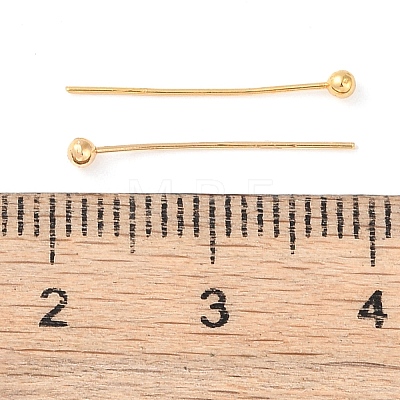 Brass Ball Head Pins KK-N254-49A-G-1