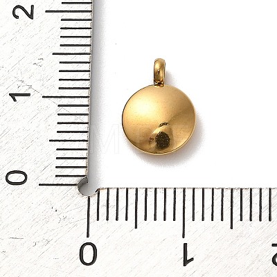 304 Stainless Steel Black Enamel Charms STAS-R009-01G-X-1