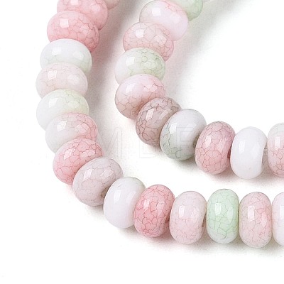 Ombre Effect Dyed Glass Beads Strands GLAA-T030-07A-02-1