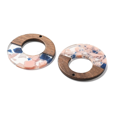 Resin and Walnut Pendants FIND-R051-13E-1