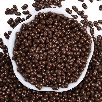 Baking Paint Glass Seed Beads SEED-K010-A24-1