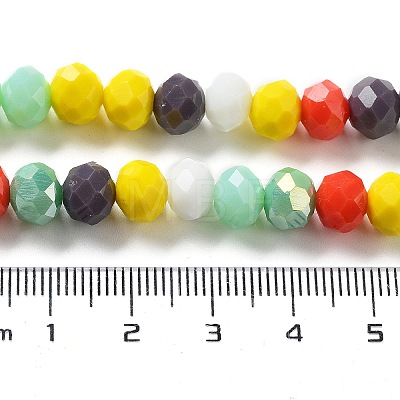 Glass Beads Strands EGLA-A034-M8mm-43-1