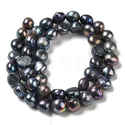 Natural Cultured Freshwater Pearl Beads Strands PEAR-E017-42-1